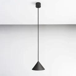 Vivida luminelle lampada a sospensione cono antracite moderno