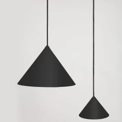 Vivida luminelle lampada a sospensione cono antracite moderno