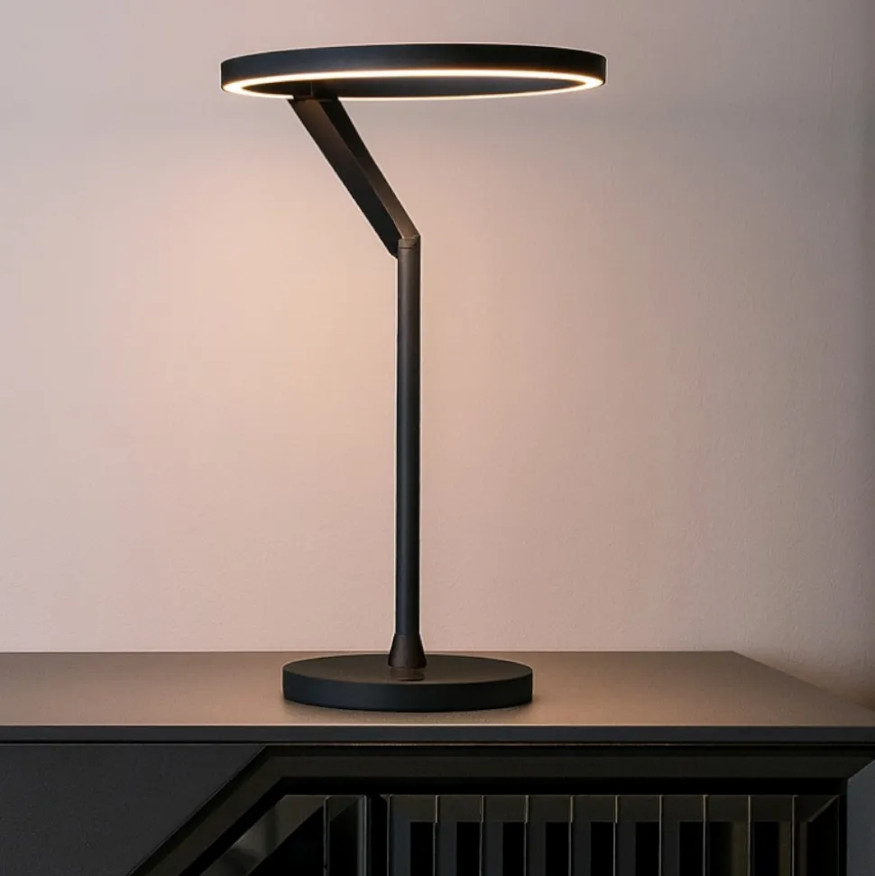 Vivida meridiana lampada da tavolo bronzo led 15w dimmerabile 3000k 4000k