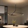 Vivida meridiana lampadario moderno led 44w 3000k 4000k bronzo