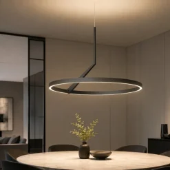 Vivida meridiana lampadario moderno led 44w 3000k 4000k bronzo