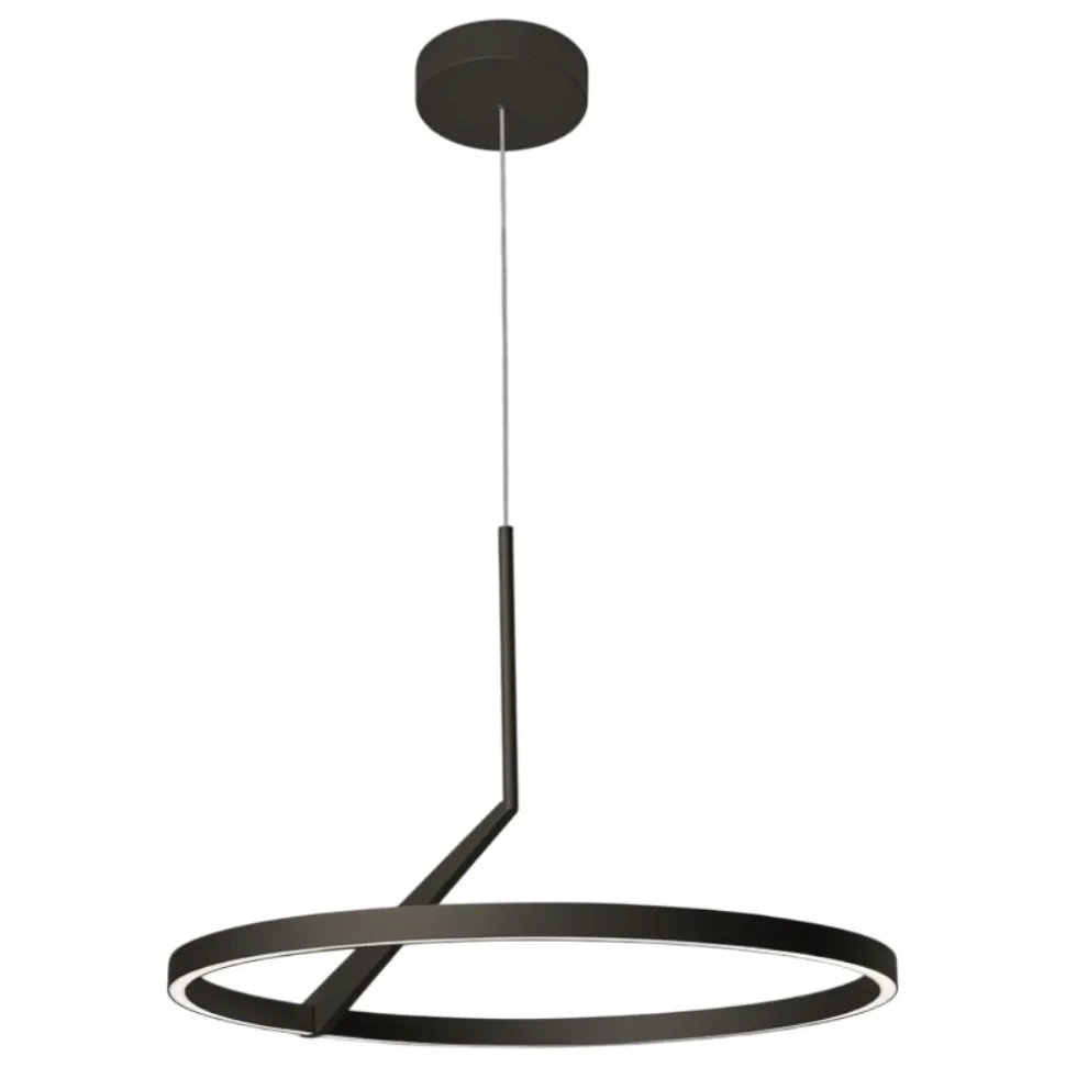 Vivida meridiana lampadario moderno led 44w 3000k 4000k bronzo