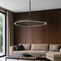 Vivida meridiana lampadario moderno led 44w 3000k 4000k bronzo