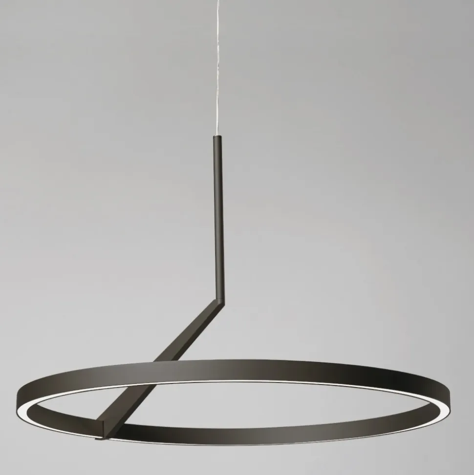Vivida meridiana lampadario moderno led 44w 3000k 4000k bronzo