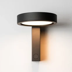 Vivida noxis applique da comodino orientabile antracite led cct dimmerabile presa usb