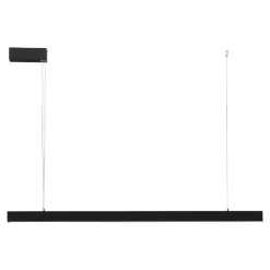 Vivida segmento lampadario nero da cucina led 40w cct