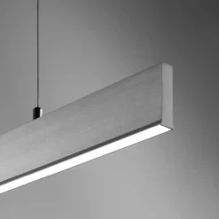Vivida segmento lampadario per cucina titanio led 40w 2700k 3000k 4000k