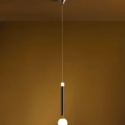 Vivida seventy marrone ossidato lampada sospensione moderna