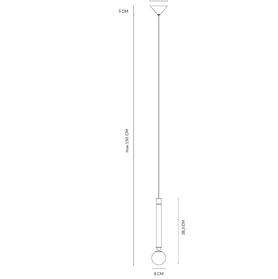Vivida seventy marrone ossidato lampada sospensione moderna