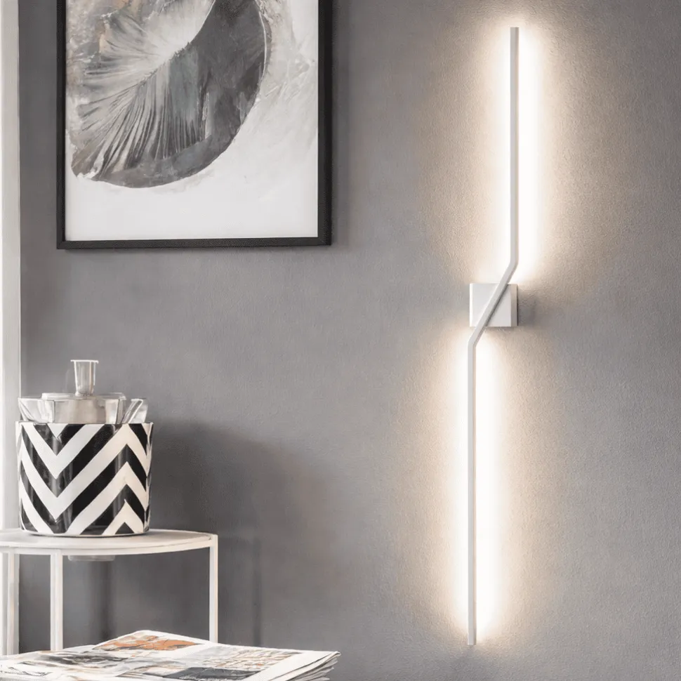 Vivida stick applique da parete moderna minimalista bianca led 3000k
