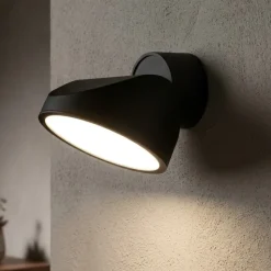 Vivida tarp applique da parete orientabile nera led cct dimmerabile