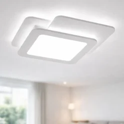 Vivida triniti plafoniera moderna led cct 52 cm dimmerabile con telecomando
