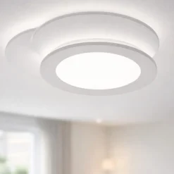 Vivida trinity plafoniera moderna led cct dimmerabile con telecomando