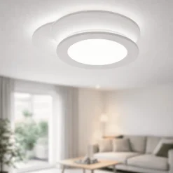 Vivida trinity plafoniera moderna led cct dimmerabile con telecomando