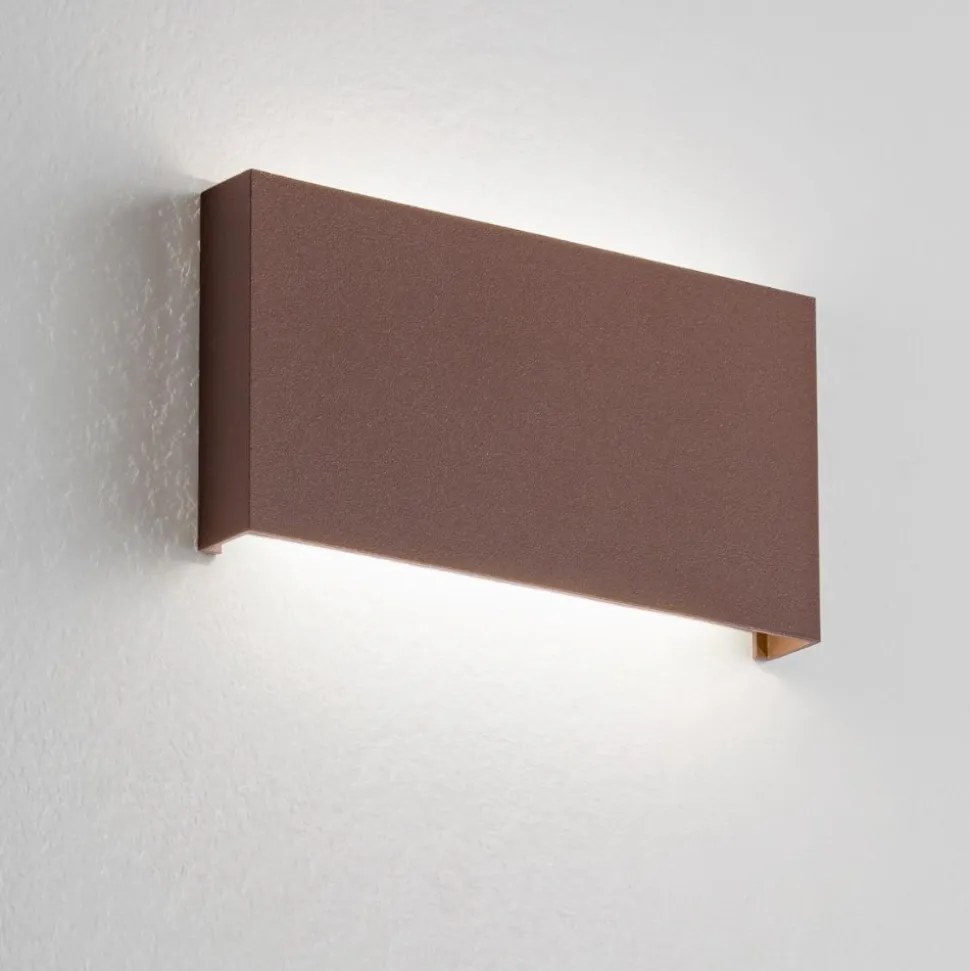 Wally affralux applique da esterno corten 20w 3000k 4000k