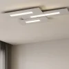 Wally top light plafoniera da cucina grigio moderna rettangolare