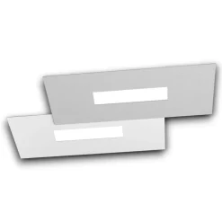 Wally toplight plafoniera led bianco grigio