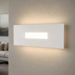 Wally di toplight applique bianco design moderna