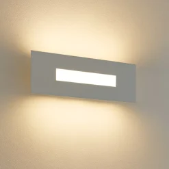 Wally top light applique grigio per pareti moderne