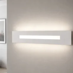 Wally top light applique led grigio 30w moderna