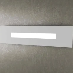 Wally top light applique led moderna grigio per interni