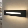 Wally toplight applique led 30w nero moderna