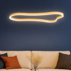 Waves-3 sp ideal lux lampadario moderno oro led 155cm