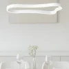 Waves-1 sp ideal lux lampadario moderno bianco led 94cm