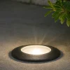 Way ideal lux faretto da incasso a pavimento ip67 resina nero rotondo per esterno