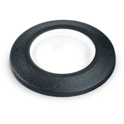Way ideal lux faretto da incasso a pavimento ip67 resina nero rotondo per esterno