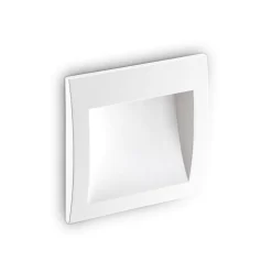 Wire ideal lux segnapasso bianco da incasso da esterno led 4w 3000k ip65