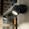 Xeno ap1 applique singolo da esterno ip44 nero orientabile ideal lux
