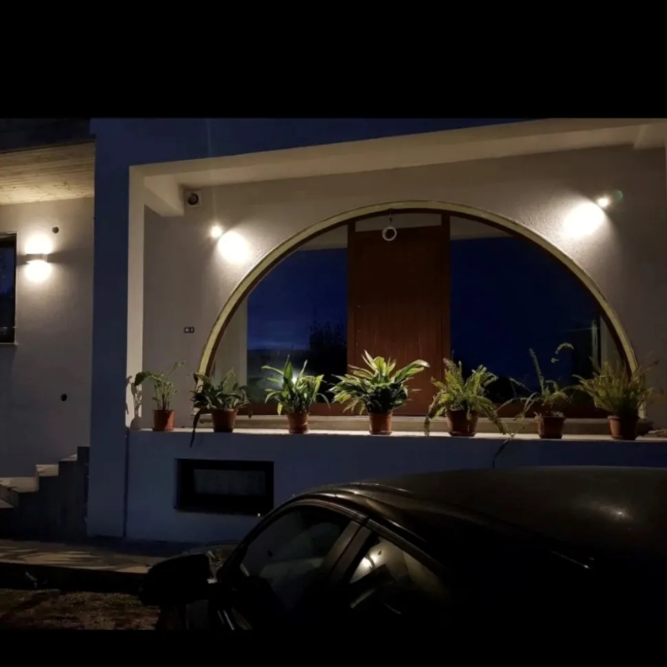 Xeno ap1 applique singolo da esterno ip44 nero orientabile ideal lux