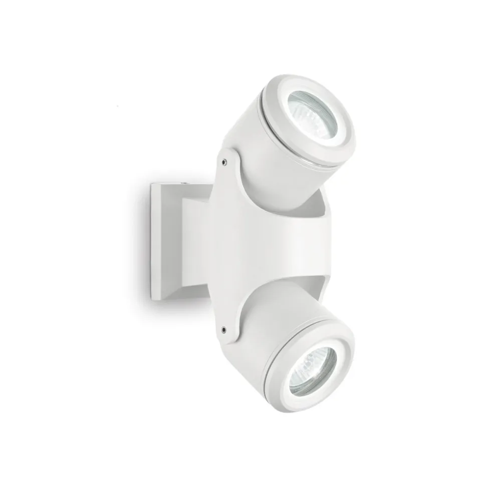 Xeno pl2 faretto da soffitto tetto per esterno bianco orientabili ideal lux