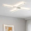 Xilema stilnovo plafoniera led 3000k alluminio lucido