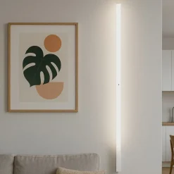 Xilema stilnovo applique led 25w 3000k moderna metallo bianco