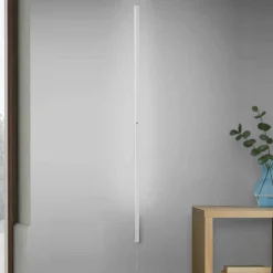 Xilema stilnovo applique led 25w 3000k moderno alluminio lucido