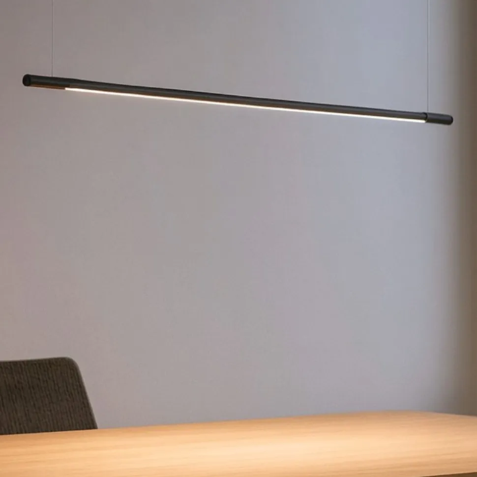 Yoko sp ideal lux lampadario led per ufficio 16w 3000k nero