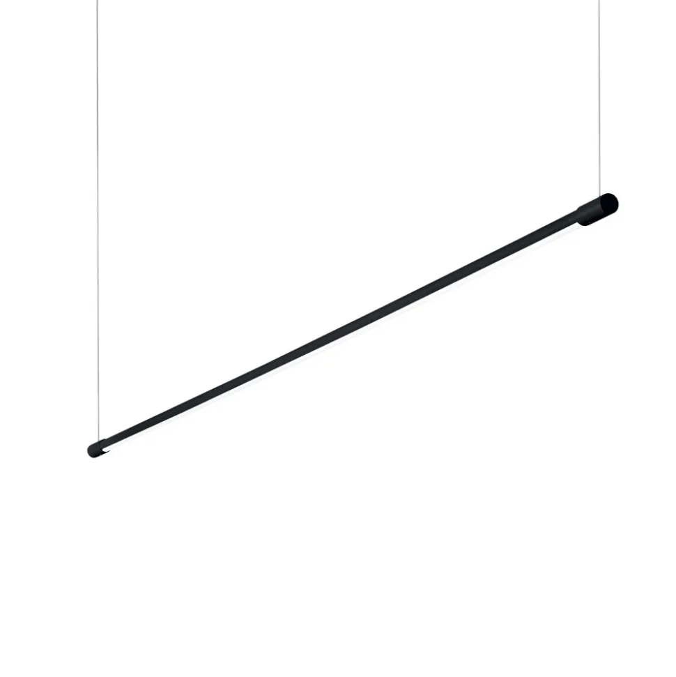 Yoko sp ideal lux lampadario led per ufficio 16w 3000k nero