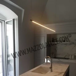 Yoko sp ideal lux lampadario led per ufficio 16w 3000k nero