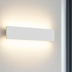 Zig zag ap d53 ideal lux applique led 2700k bianca moderna
