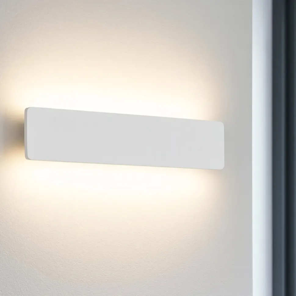 Zig zag ap d53 ideal lux applique led 2700k bianca moderna