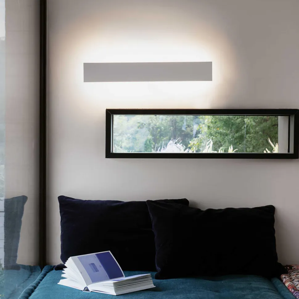 Zig zag ap d53 ideal lux applique led 2700k bianca moderna