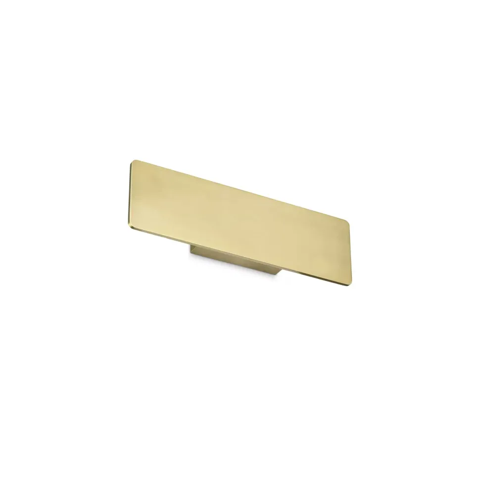 Zig zag ap1 d29 ottone ideal lux led 12,5w 3000k applique moderna