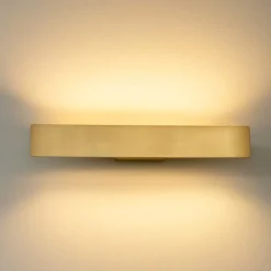 Zig zag ap1 d75 ottone ideal lux led 30w 3000k applique moderna