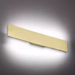 Zig zag ottone ap1 d53 ideal lux applique moderna led 23w 3000k per interni